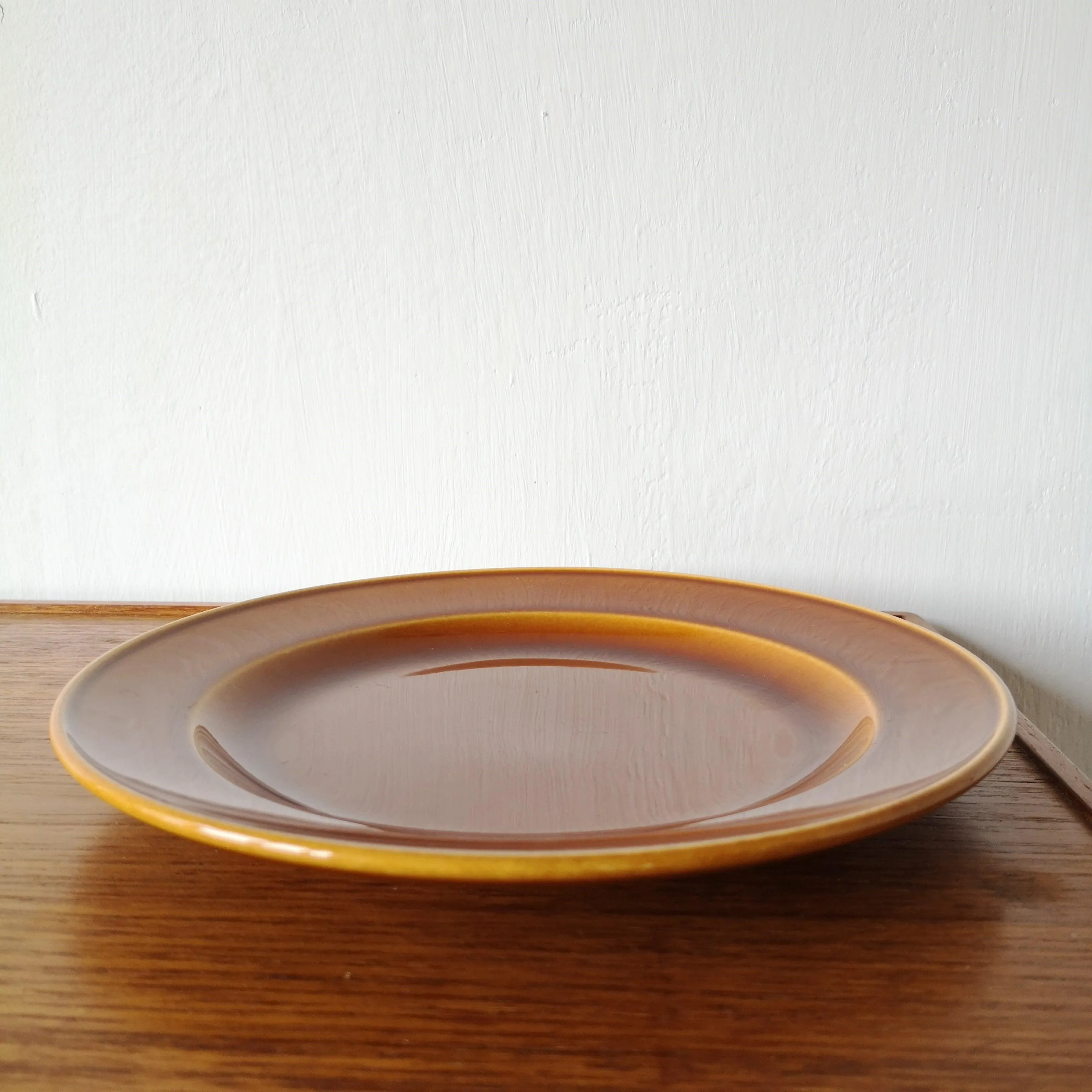 [30%OFF] BOCH la louviere|Brown glazed Vintage plate4 ヴィンテージプレート