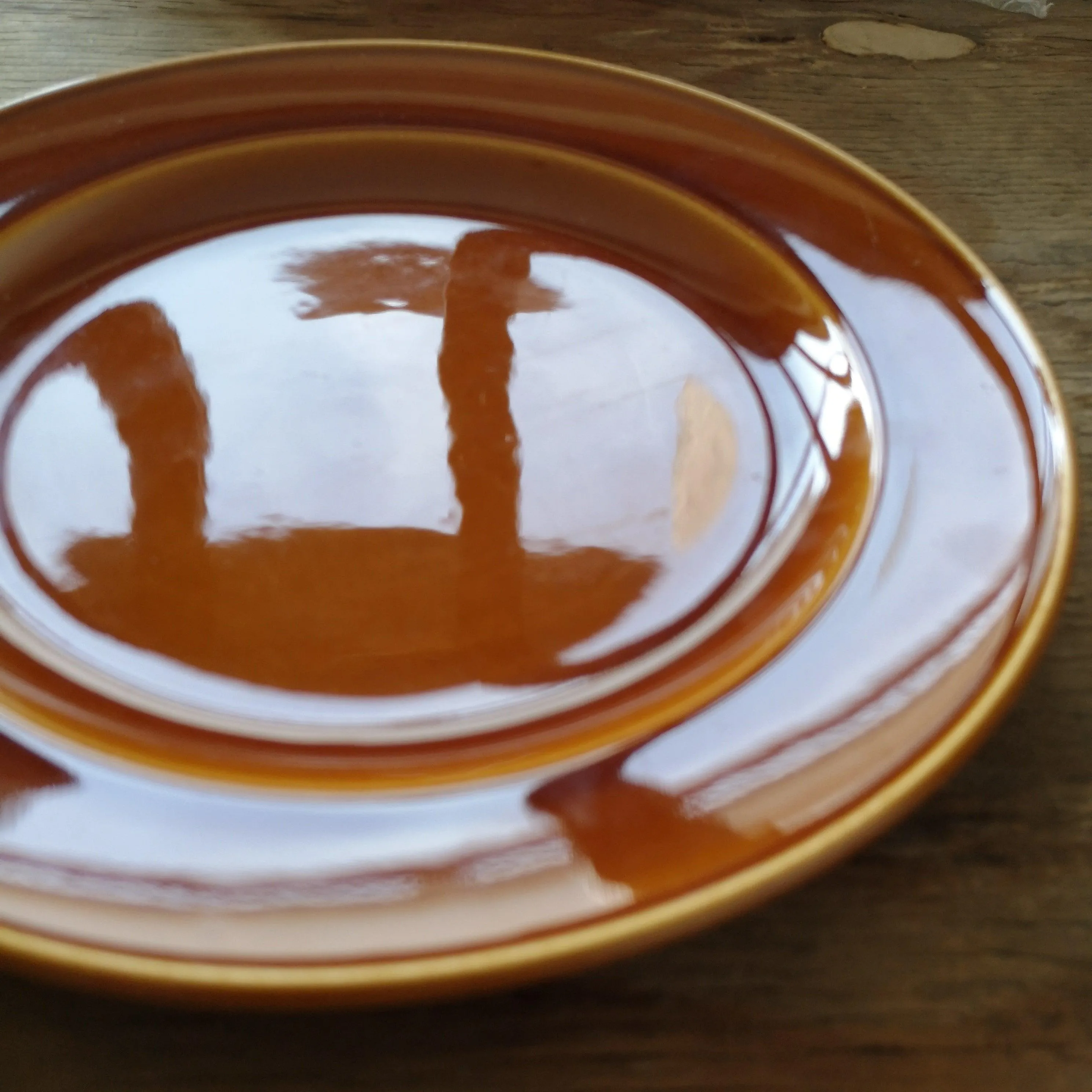 [30%OFF] BOCH la louviere|Brown glazed Vintage plate4 ヴィンテージプレート