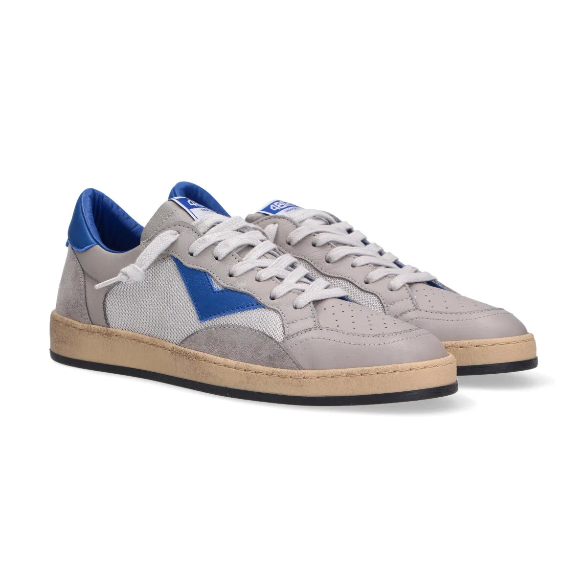 4B12 sneakers Play New bianco grigio blu