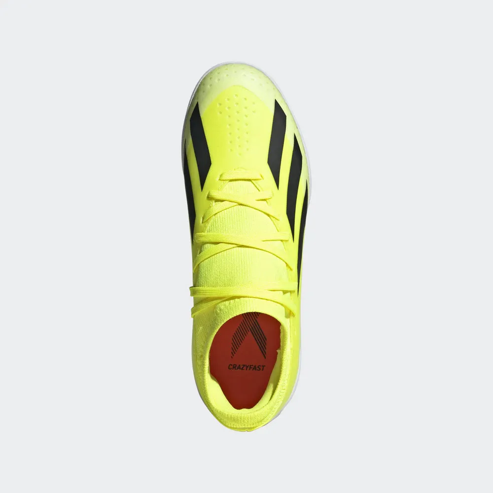 Adidas X Crazyfast League Jnr Indoor Football Shoes (Yellow/Black/White)