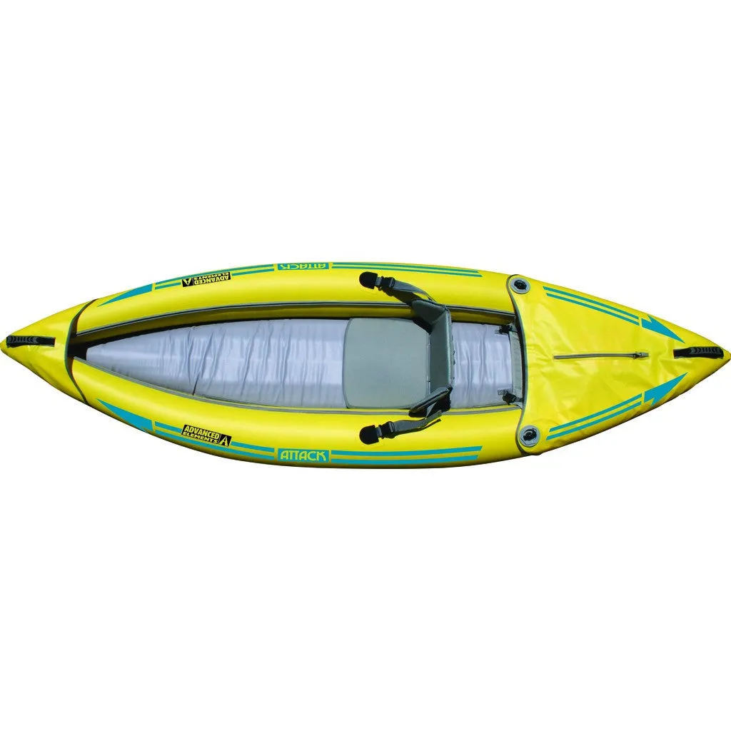 Advanced Elements Attack Whitewater Kayak | Yellow/Blue