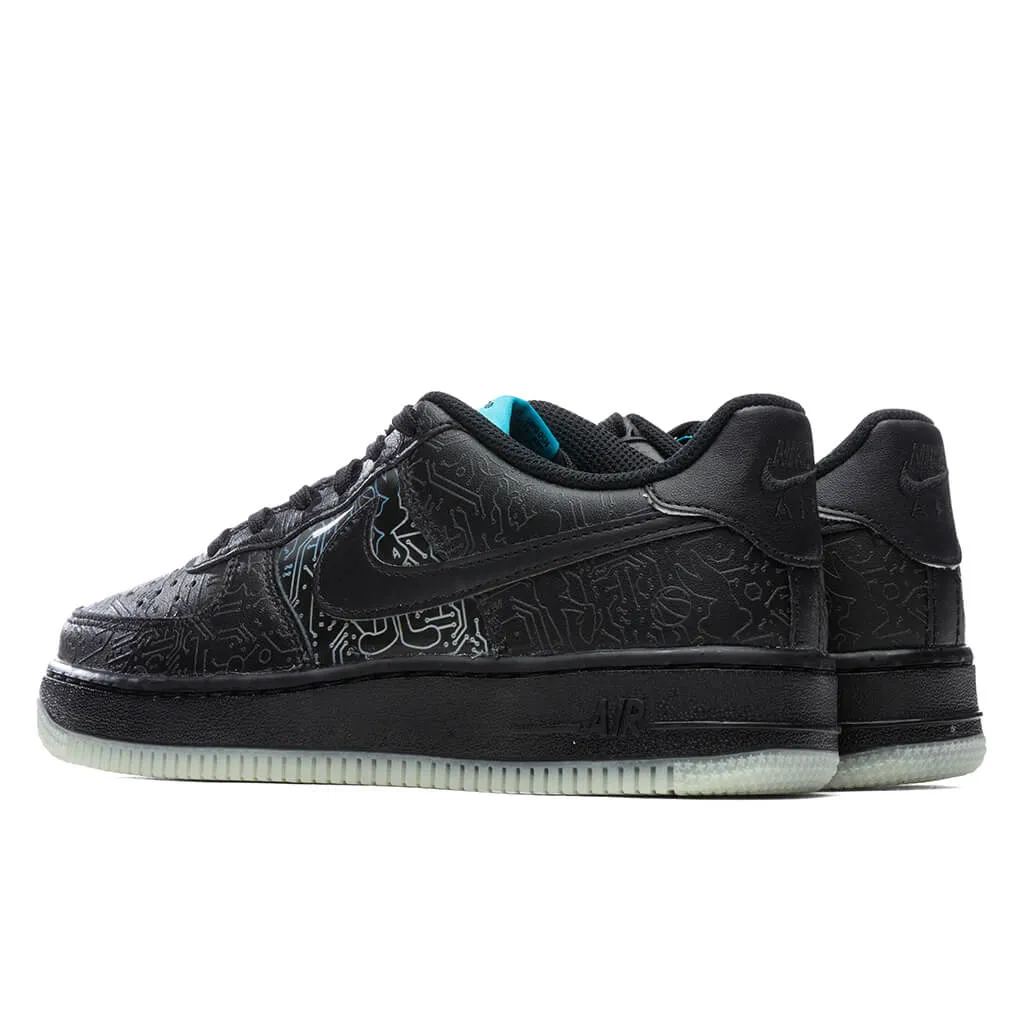 Air Force 1 '06 (GS) - Black/Light Blue Fury