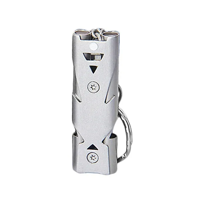 Aluminum High Frequency Survival Whistle