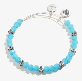 Anchor Beaded Bangle, Blue