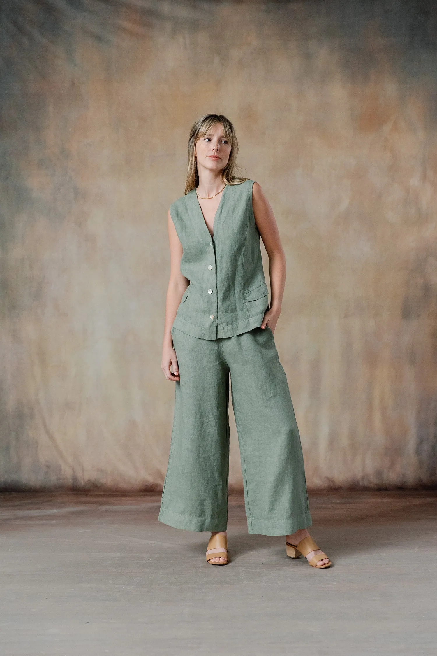 Anna Linen Vest