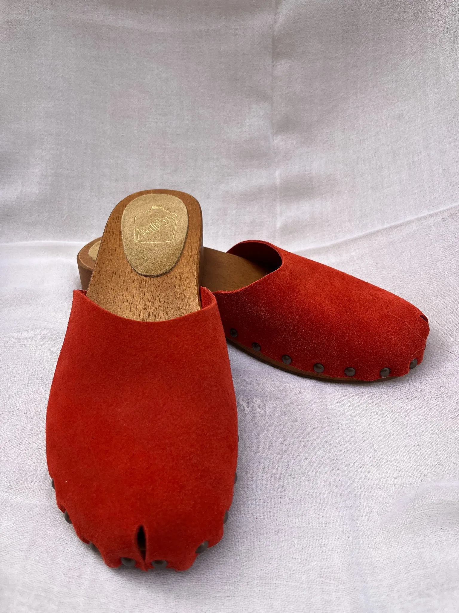 Antidoti Closy Candy Red Clogs for Fashionable Feet - ByAdushka