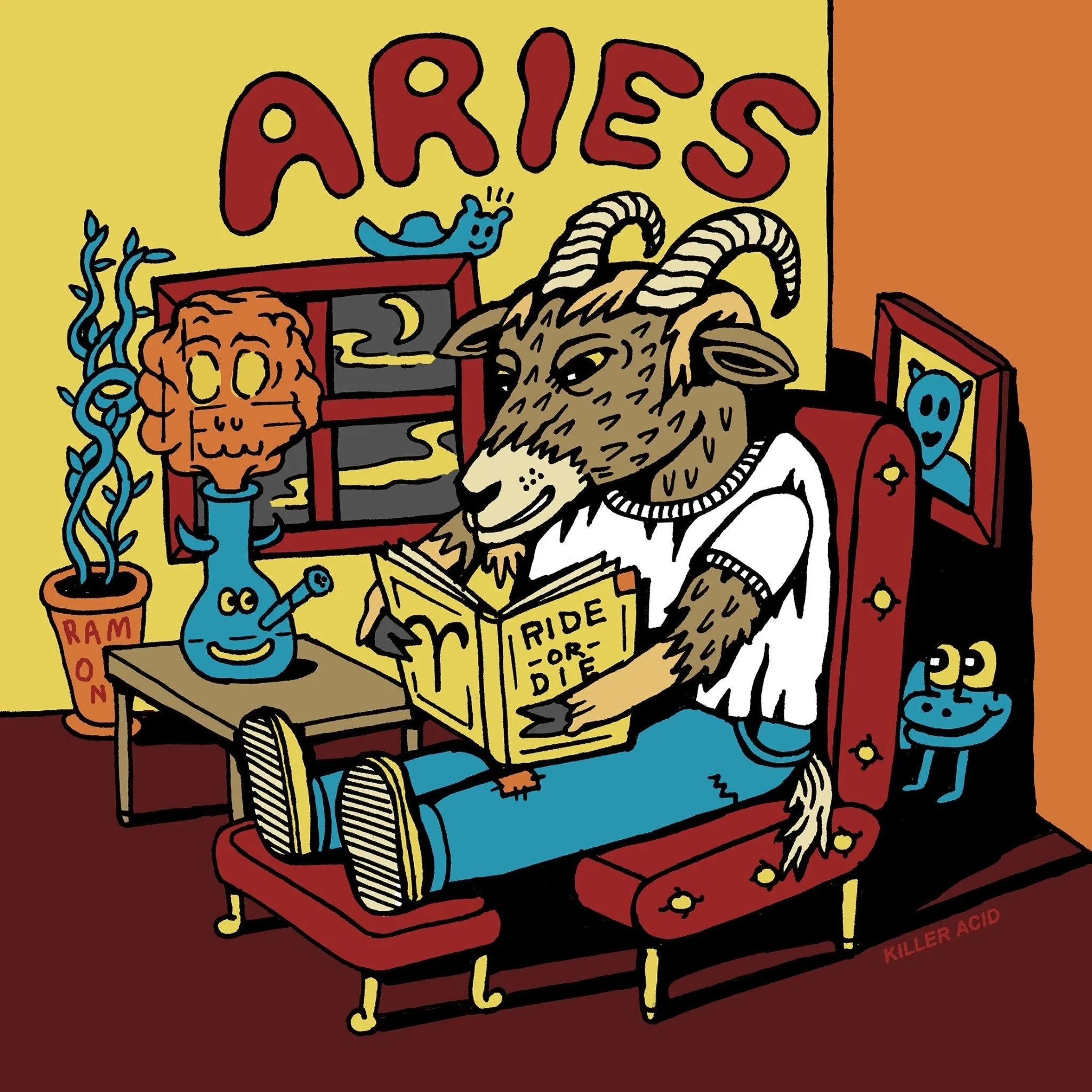 Aries Button