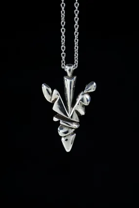 Arrowhead (Sterling Silver, Gold Pendant)