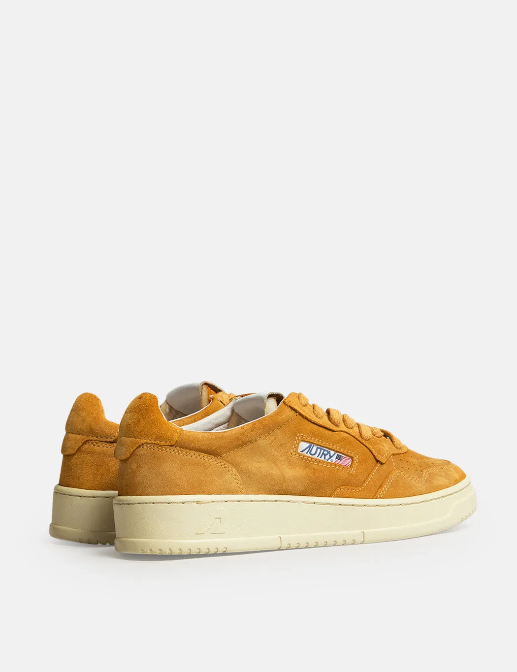 Autry Medalist SS03 Trainers (Suede) - Ocher