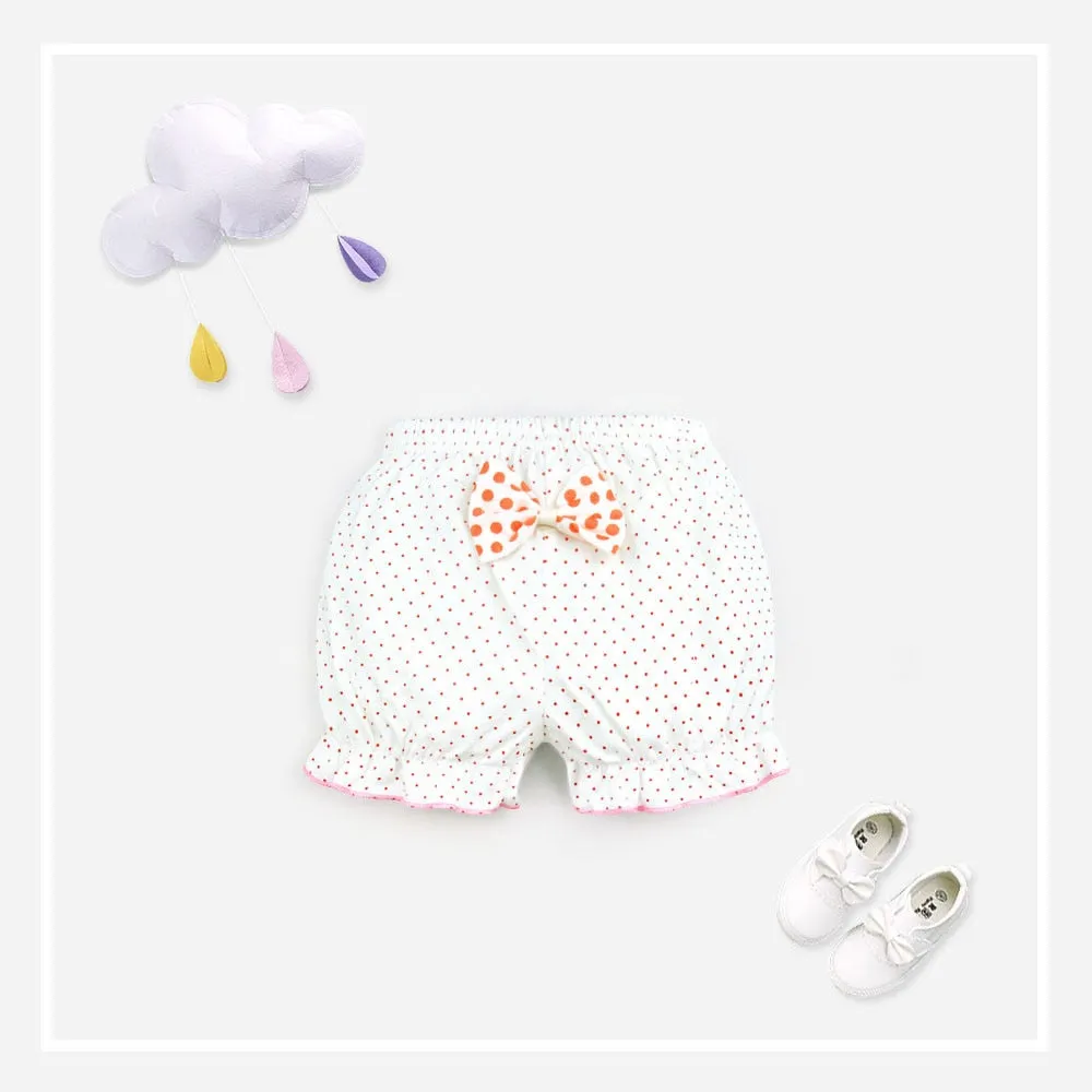 Baby Girls Bow Shorts/Underpants/Diaper Covers