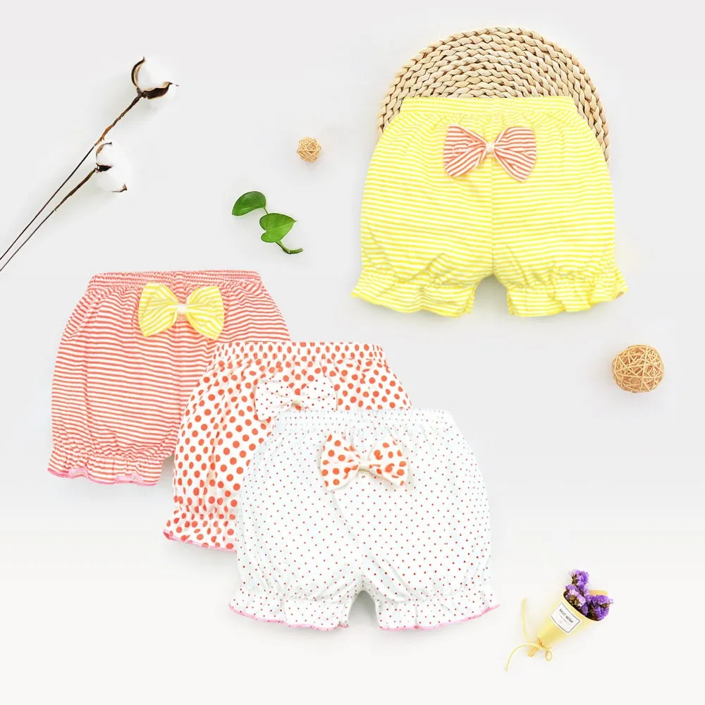 Baby Girls Bow Shorts/Underpants/Diaper Covers