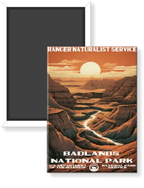 Badlands National Park WPA Magnet