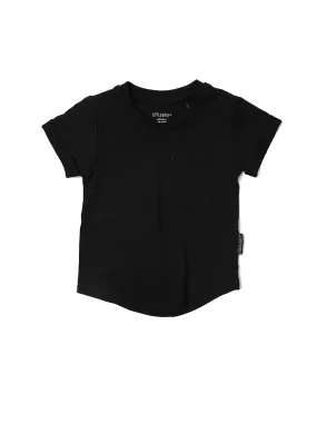 Bamboo Pocket Tee - Black