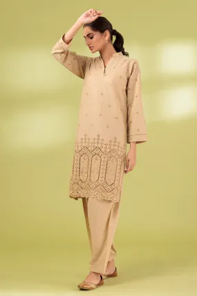 BEIGE-CAMBRIC-2 PIECE (SRS232P37)