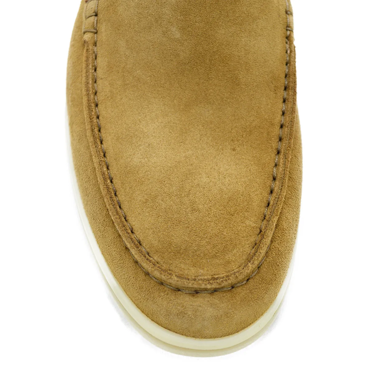 Berwick 1707 Flex Walk Loafer (5365) - Kudu Reverse Suede In Peanut