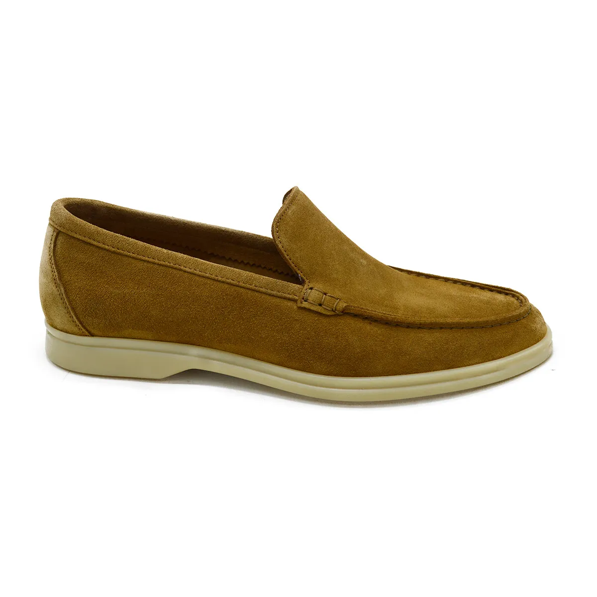 Berwick 1707 Flex Walk Loafer (5365) - Kudu Reverse Suede In Peanut