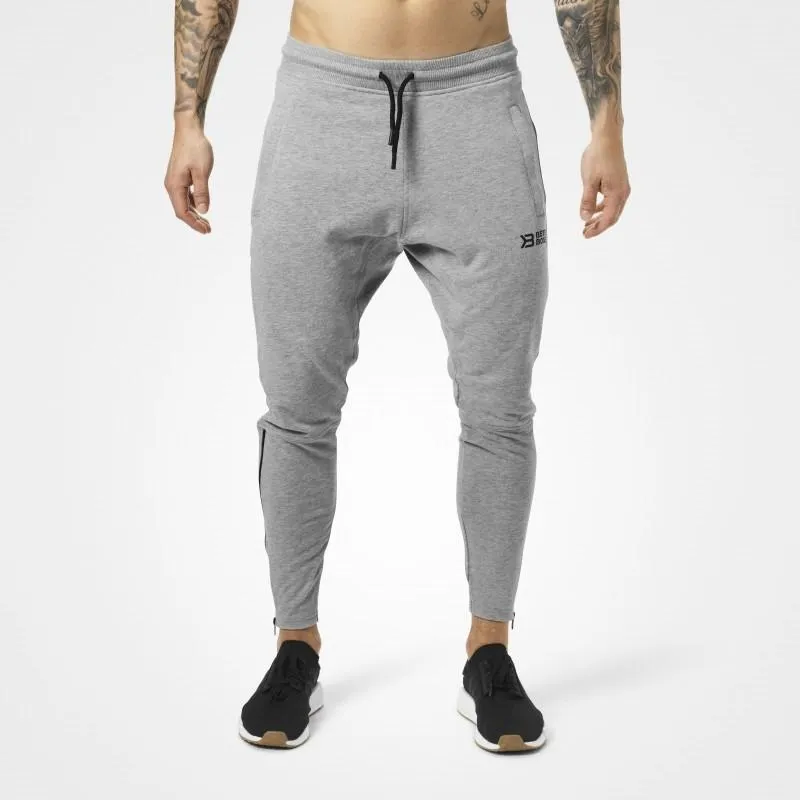 Better Bodies Harlem Zip Pants - Greymelange