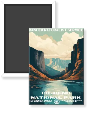 Big Bend National Park WPA Magnet