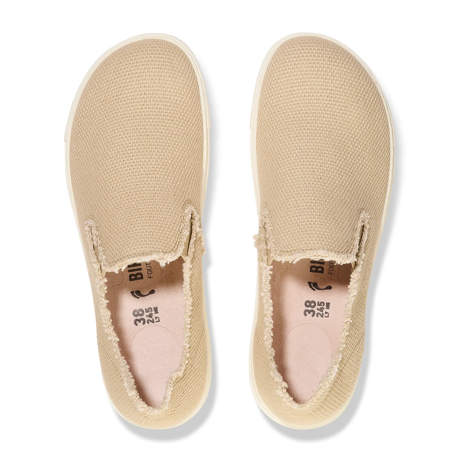 Birkenstock Bend Deconstructed Slip On Sneaker (Men) - Sandcastle Canvas