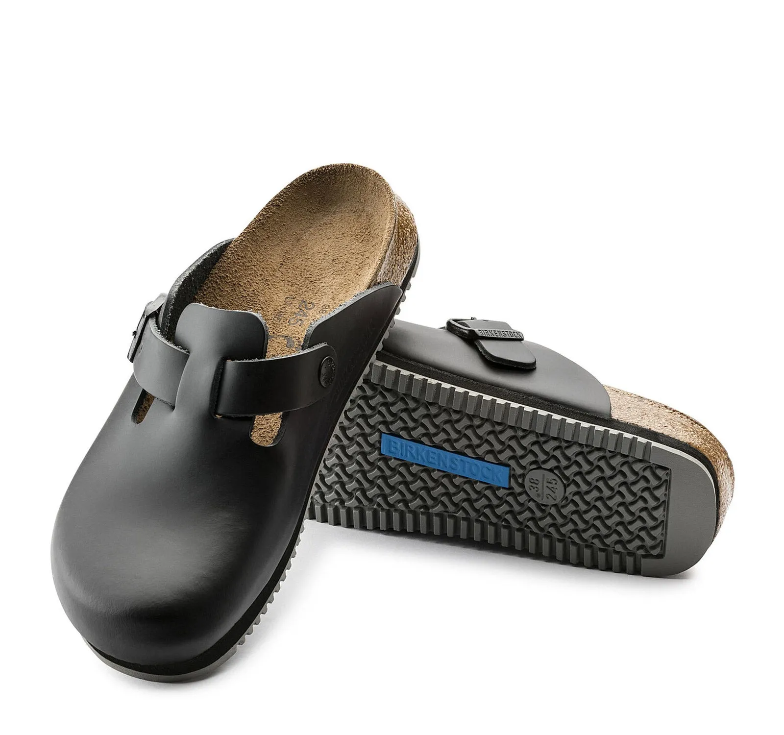 Birkenstock Boston Super Grip Leather Clog