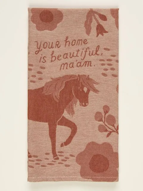 BluQ "Your Home is Beautiful  Ma'am"Woven Dish Towels