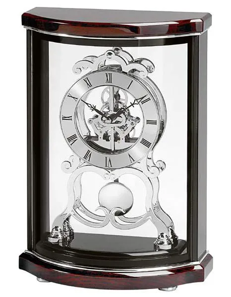 Bulova Wentworth - Pendulum Mantel Clock - Skeleton Movement