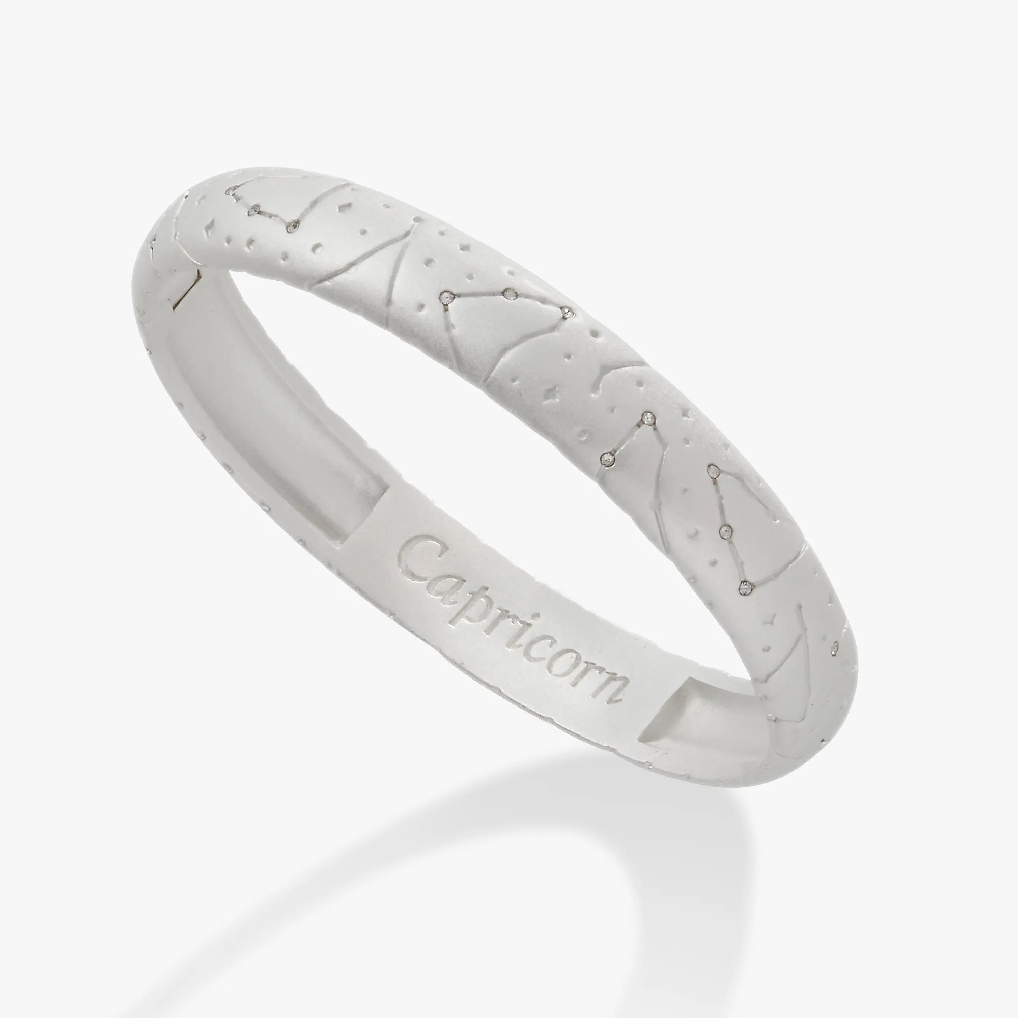 Capricorn Zodiac Hinge Bangle