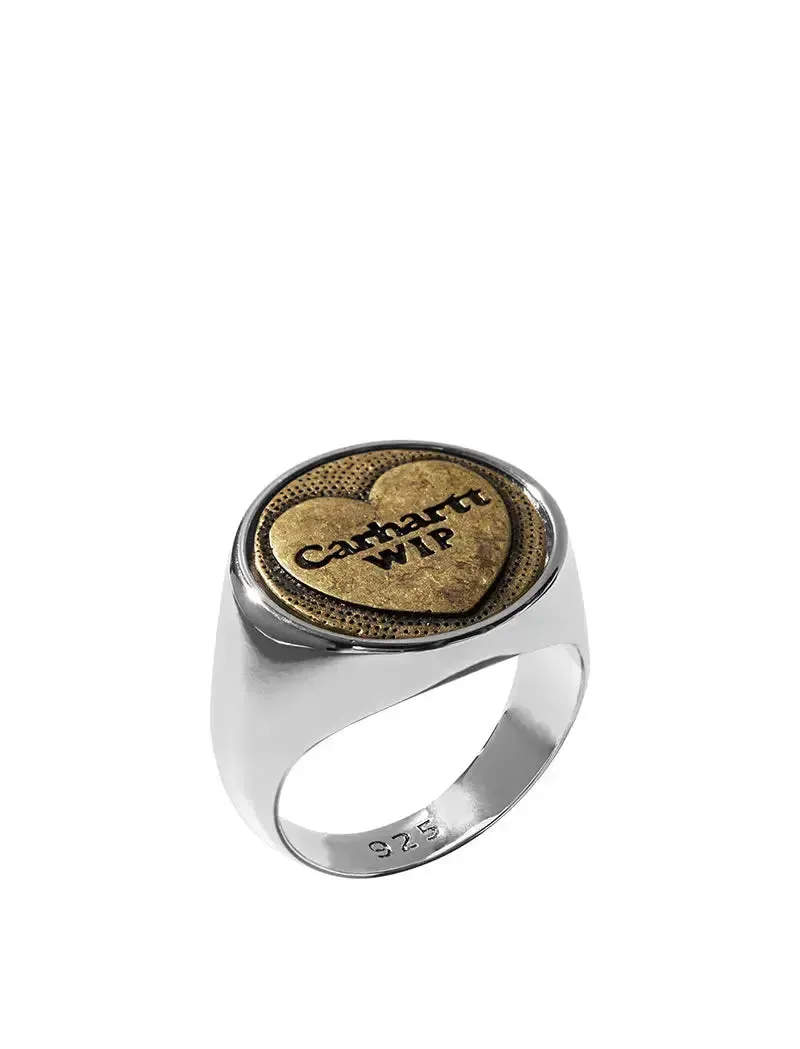 Carhartt WIP Heart Ring Sterling Silver