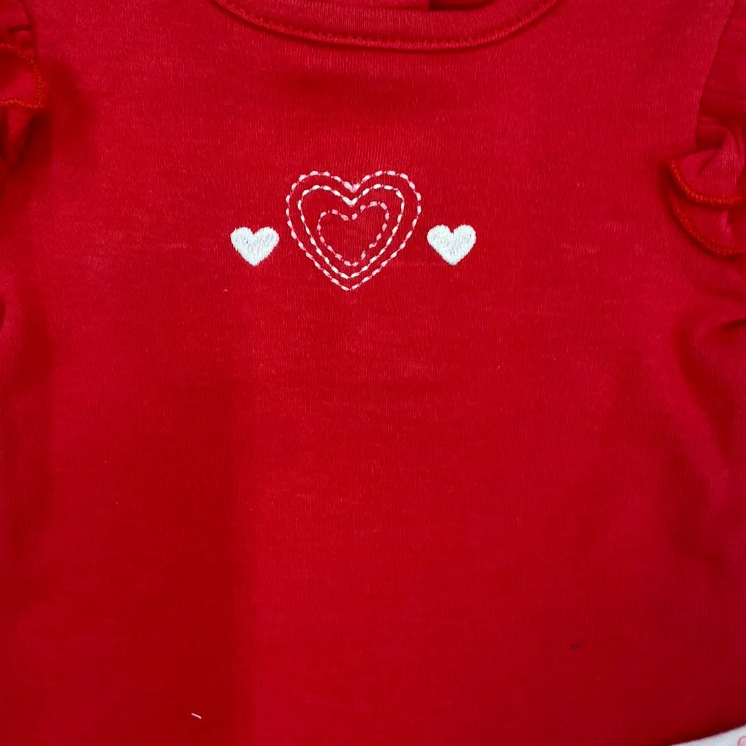 CLEARANCE LITTLE ME HEARTS BODYSUIT SET