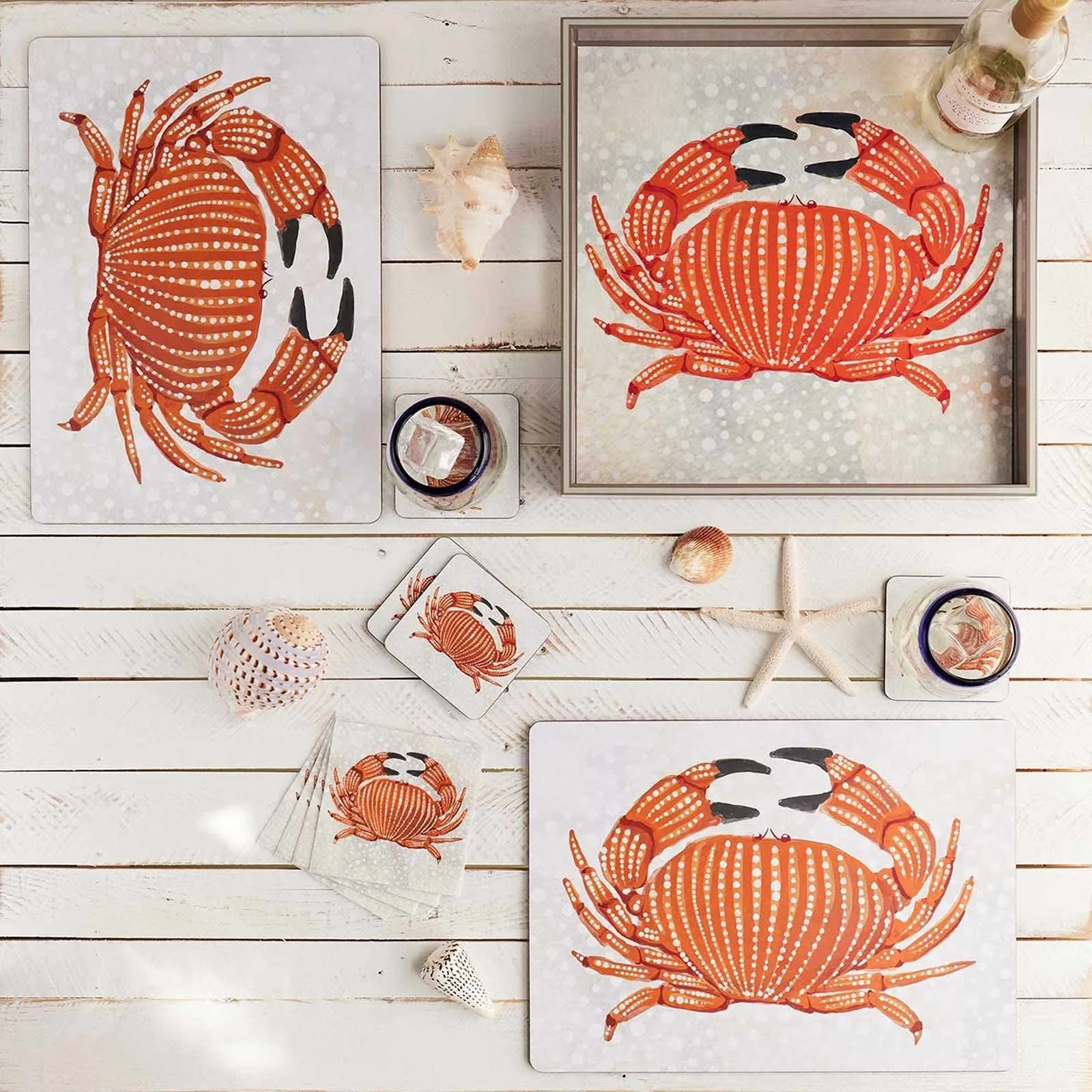 Crab Paper Cocktail Napkins (Pack of 20)