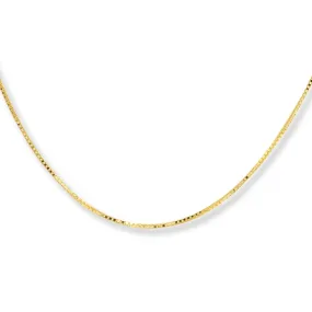 Dainty Box Chain Necklace