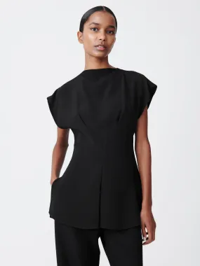 Damer Top in Black