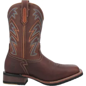 'Dan Post' Men's 11" Arrowhead Western Square Toe - Chocolate