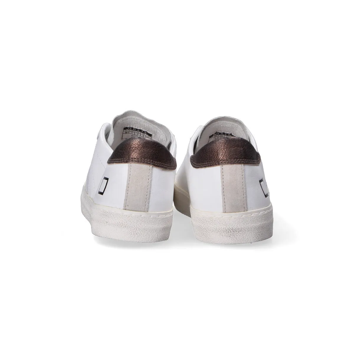 D.A.T.E. sneaker Hill Low vintage calf white bronz