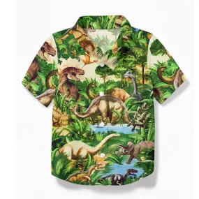 Gearhuman 3D Dinosaur Kid Hawaii Shirt