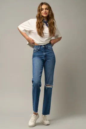 GEMMA HIGH RISE STRAIGHT JEANS [ONLINE EXCLUSIVE]