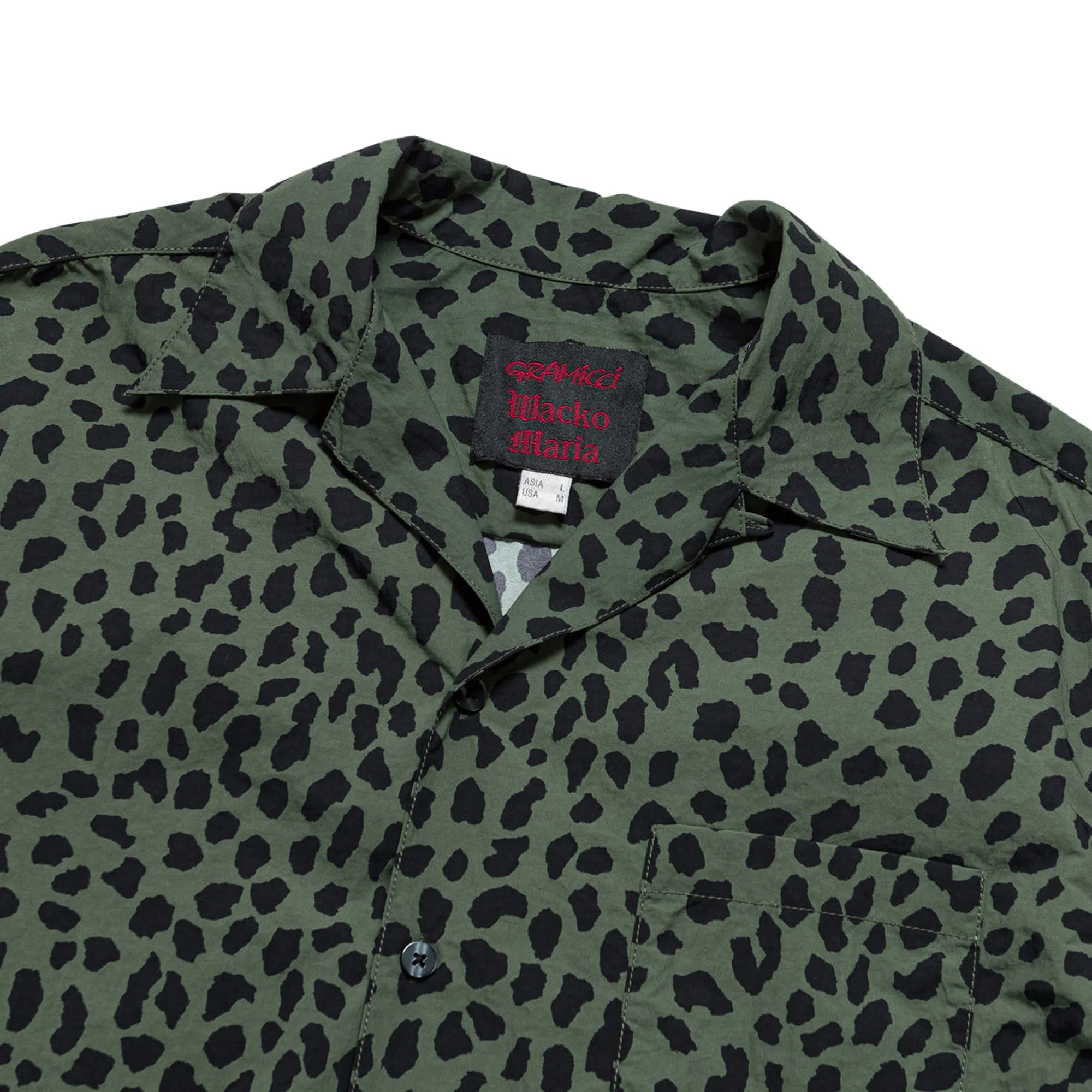 Gramicci x Wacko Maria Mens Open Collar Shirt