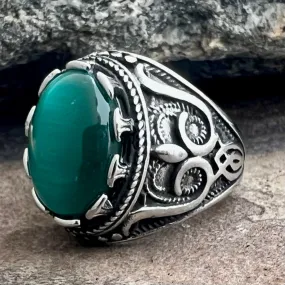 Green Stone - Scrollwork - R187