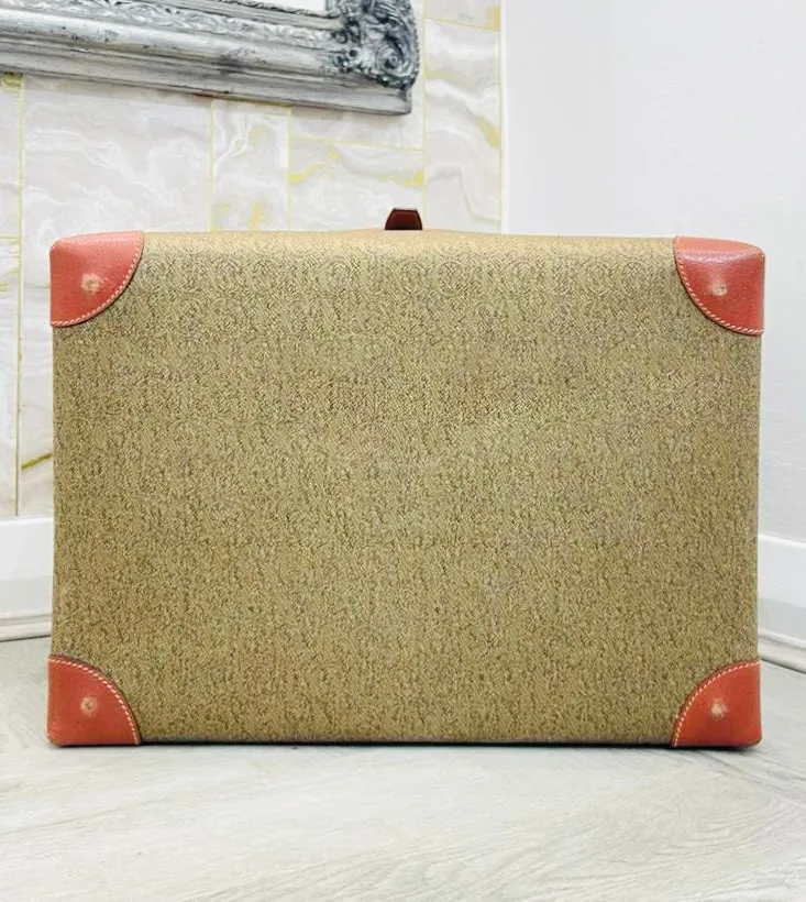 Gucci Vintage Canvas All Over Logo Vanity Bag