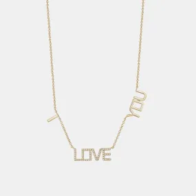 I Love You Necklace