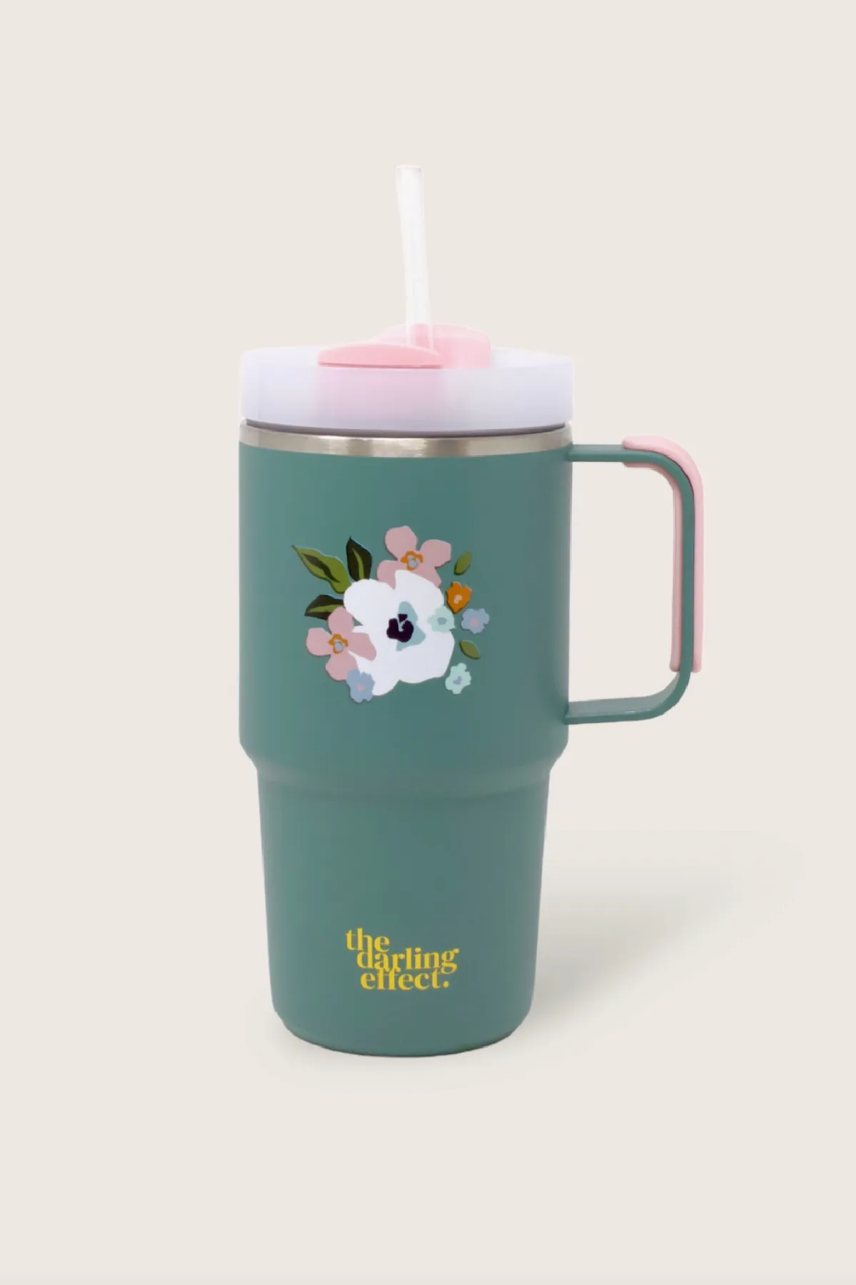 Jade Bloom 20oz Mini On-The-Go Tumbler