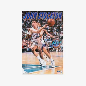 John Stockton Vintage Poster