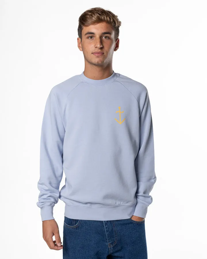 LA PAZ Cunha Heather Yellow Logo Sweatshirt