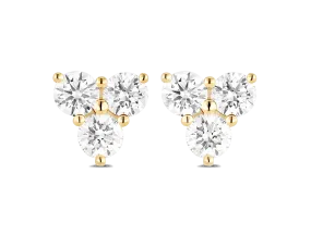 Lab-Grown Diamond ct. tw. Mini Trio Round Brilliant Studs | White