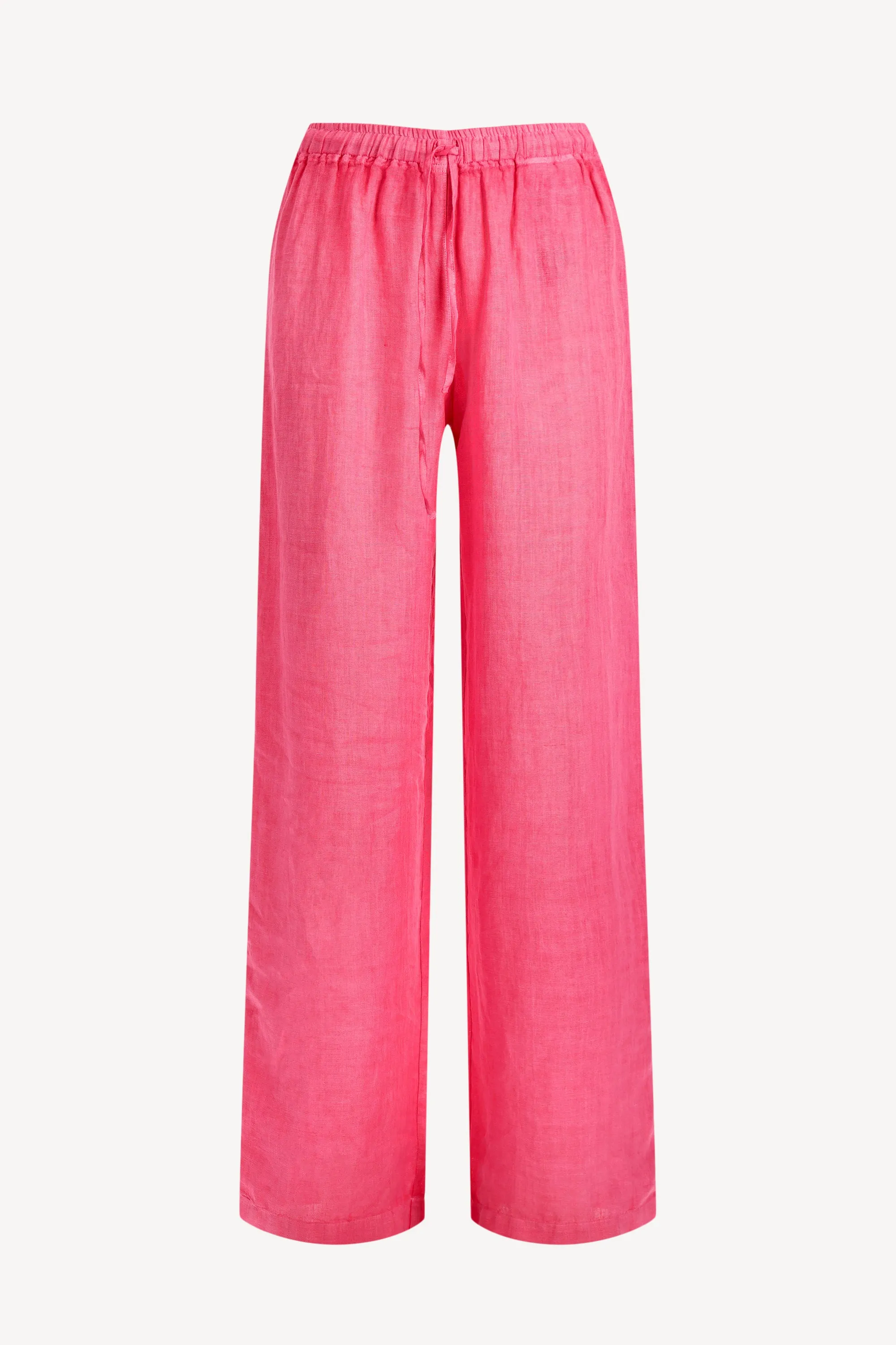 Leinenhose in Fuxia