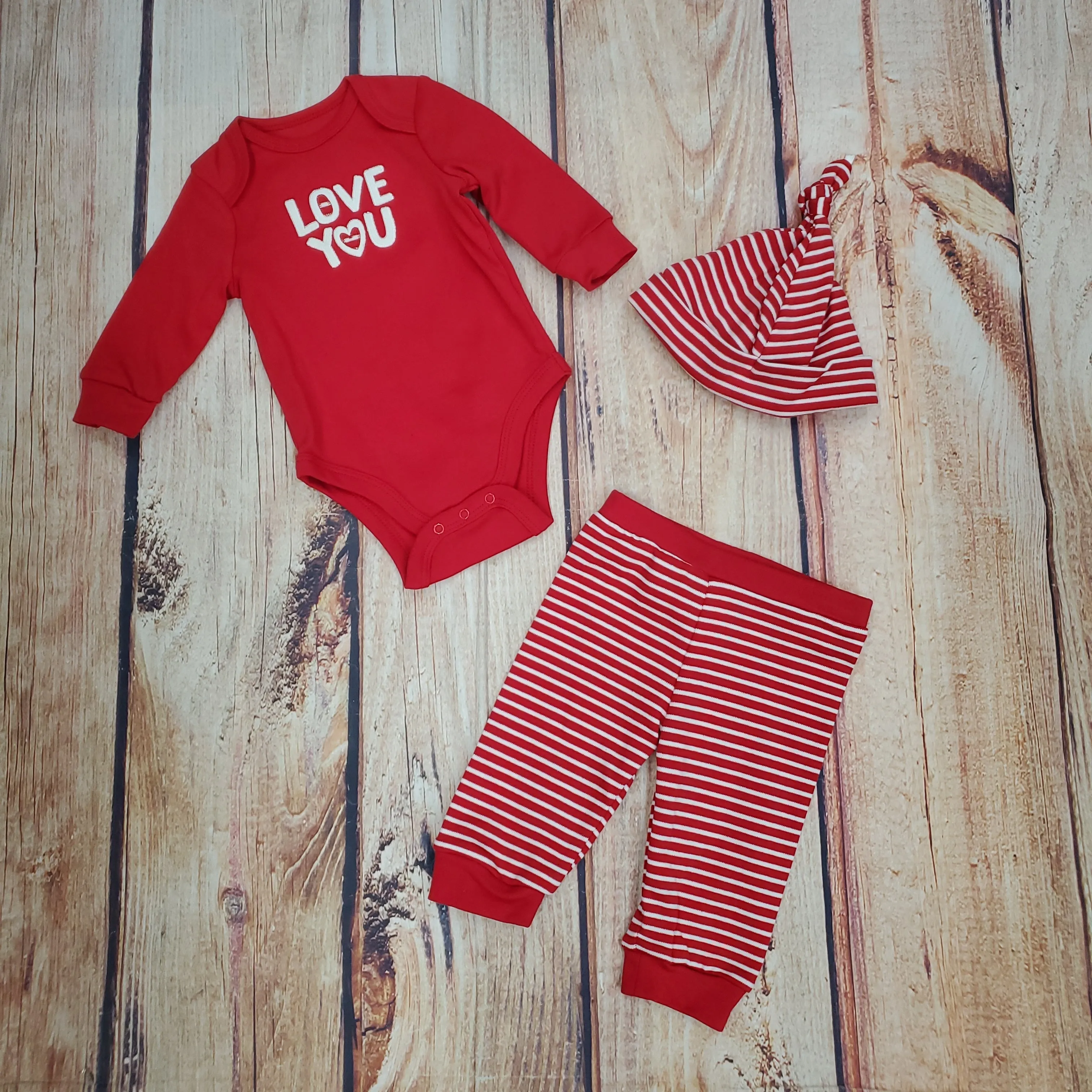 LITTLE ME LOVE YOU 3 PIECE SET