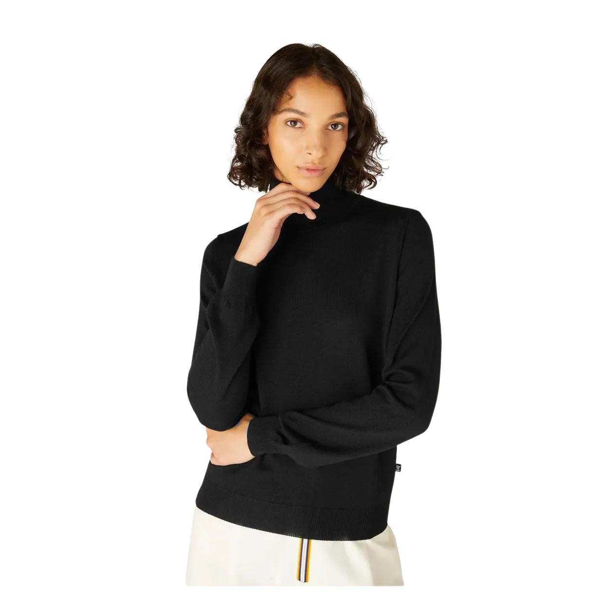 Maglione Donna K-Way Susie Merino Nero