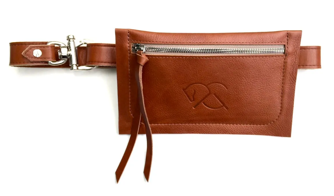 MARENGO CLUTCH | Leather Waist Bag | Hip Bag | Equestrian Leather Pouch - AtelierCG™