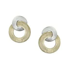 Marjorie Baer Intertwined Double Hoop Clip Earrings