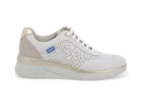 Melluso Donna Scarpe Estive con Zeppa tomaia Pelle